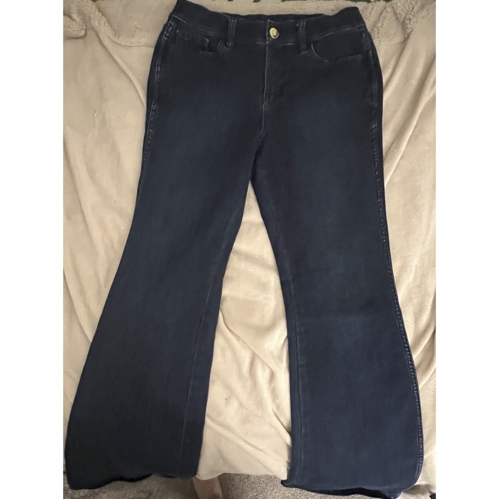 Ryegrass Womens Semi Flare High Waist Jeans Size 10‎ Dark Wash